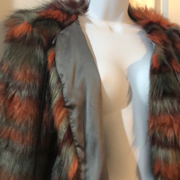 Ramy Brook Camo faux fur Krissy jacket - Picture 7 of 11